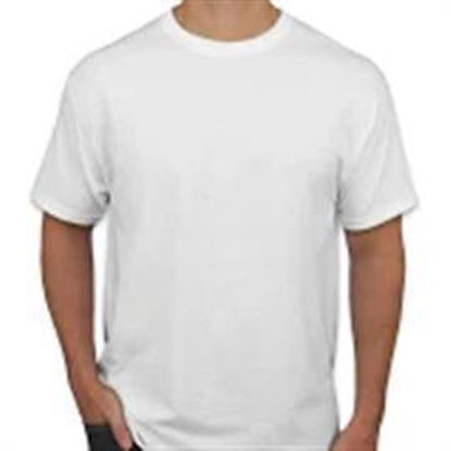 Picture of Round Neck T Shirt - White Black