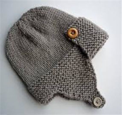 Picture of Knit Pilot Hat HT 348