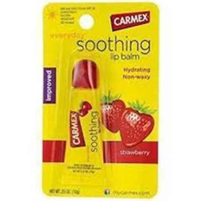 Picture of Carmex Strawberry Tube 12 Pk