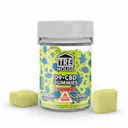 Picture of TRE House Gummies - D9-CBD - Peach Pear