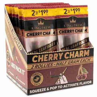 Picture of King Palm Rollies 2pk 20ct-Cherry Charm