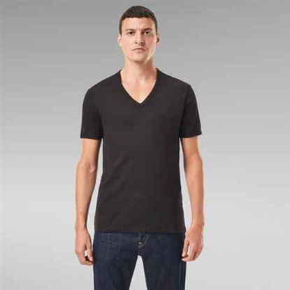 Picture of Raw T Shirt Half Sleeve V Neck - Cotton Shirt