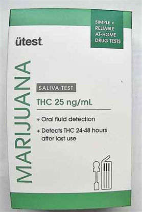 Picture of U Test Marijuana Saliva THC  25 ng-ml