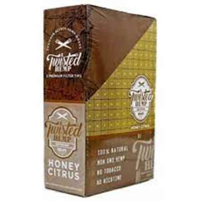 Picture of Twisted Hemp Wrap with Premium Filter Tips - Honey Citrus