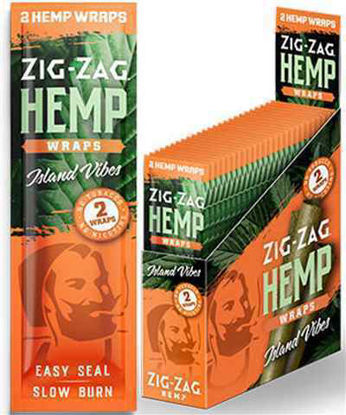 Picture of Zig-Zag Hemp Wraps Island Vibes 25ct