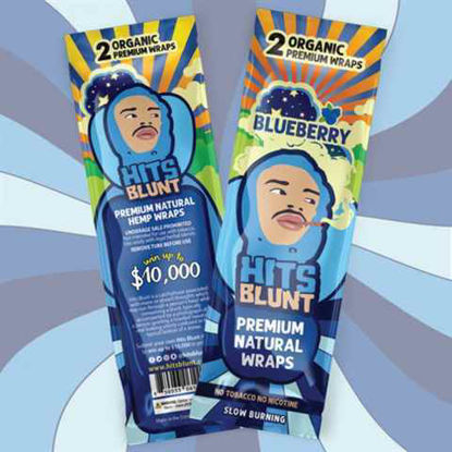 Picture of Hits Blunt Wraps 25-2pk-Blueberry