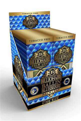 Picture of Billionaire Palm Leaf Wrap King-Blueberry