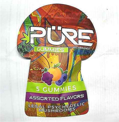 Picture of Pure Mushrooms 5 Gummies 2500mg