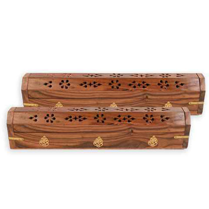 Picture of Wooden Coffin Incense Burner