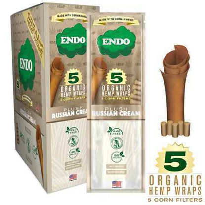 Picture of Endo Hemp Wraps x Corn Filters Russian Cream