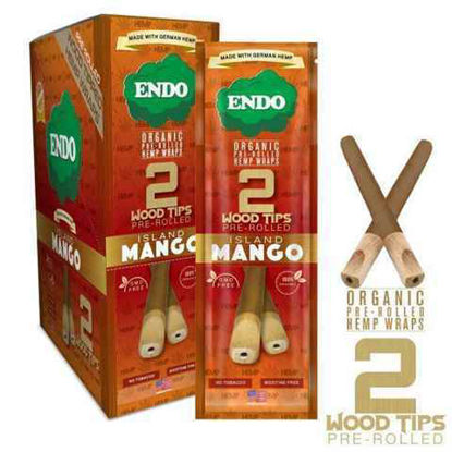 Picture of Endo Hemp Wraps x Wood Tips Island Mango