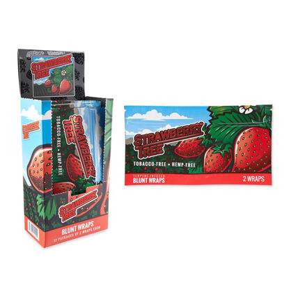 Picture of Blunt Wraps Strawberry Tree 2pk 12ct