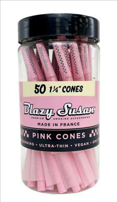 Picture of Blazy Susan Cones Pink 1 1/4 50ct Jar