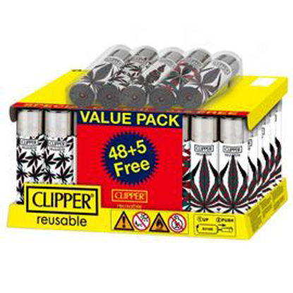 Picture of Clipper Lighter Printed Large 48-5 Free