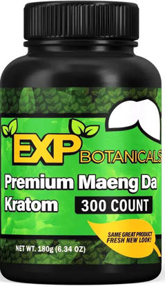 Picture of EXP Premium Kratom 300ct - Green Maeng Da