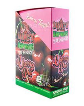 Picture of Juicy Hemp Wraps 25 x 2 Cherry Pie 