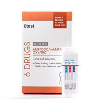Picture of U Test 6 Panel Saliva 6 Drugs
