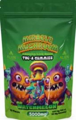 Picture of Alien Miracle Mushroom THCA Gummies 5000mg - Watermelon