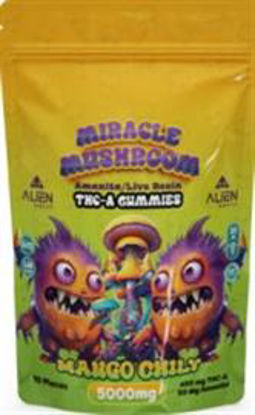 Picture of Alien Miracle Mushroom THCA Gummies 5000mg - Mango Chily