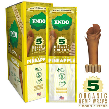 Picture of Endo Hemp Wraps x Corn Filters Golden Pineapple