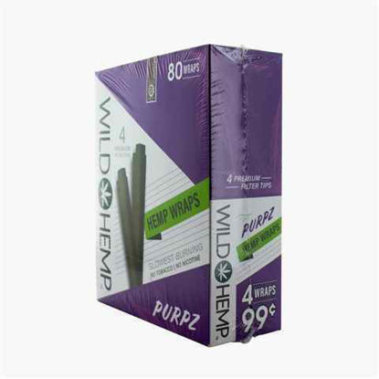 Picture of Wild Hemp Wraps 4pk 99c-Purpz