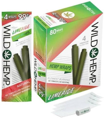 Picture of Wild Hemp Wraps 4pk 99c-Limeaide