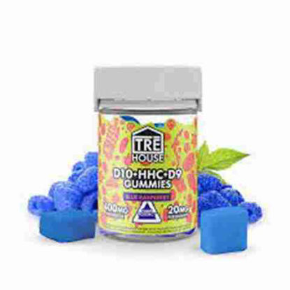Picture of TRE House Gummies - D10-HHC-D9 20ct- Blue raspberry