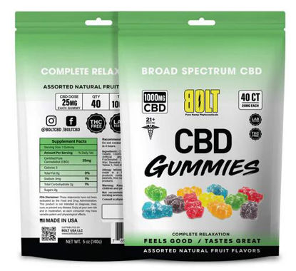 Picture of Bolt Cbd Gummies 1000mg - 40ct - 6 Box