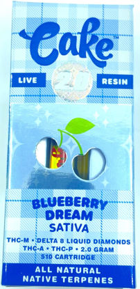 Picture of Cake Cartridge 2gm TKO - Blueberry Dream Sativa