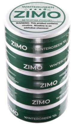 Picture of Zimo Nicotine Pouches 8mg 5ct-Wintergreen