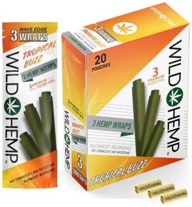 Picture of Wild Hemp Wraps 4pk 99c-Tropical Buzz