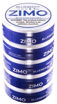 Picture of Zimo Nicotine Pouches 3mg 5ct-Blueberry