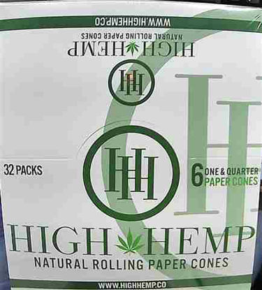 Picture of High Hemp Paper Cones 1 1/4 32pk-Original 