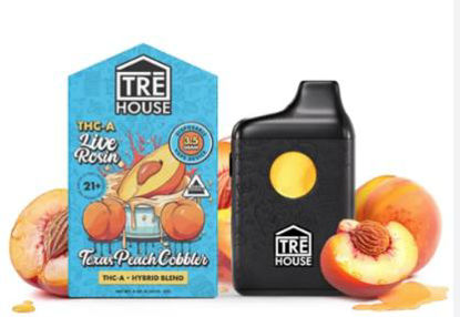 Picture of Tre House Disp THCA 3.5g-Texas Peach Cobbler