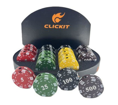 Picture of Casino Chips Flame Lighter 20ct