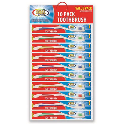 Picture of Oral  Fusion Toothbrush Value Pack 10pk