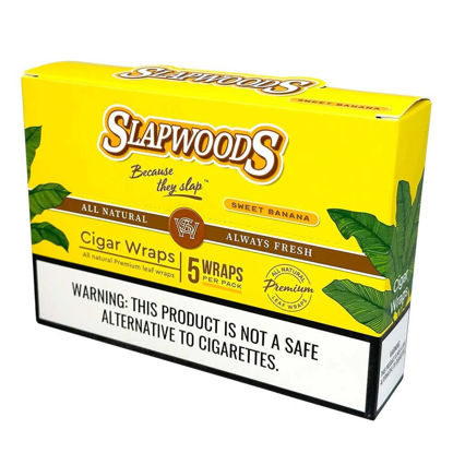 Picture of SlapWoods Cigar Wraps - Sweet Banana 5pk