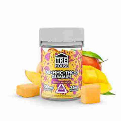 Picture of TRE House Gummies - D8-HHC- Tropic Mango