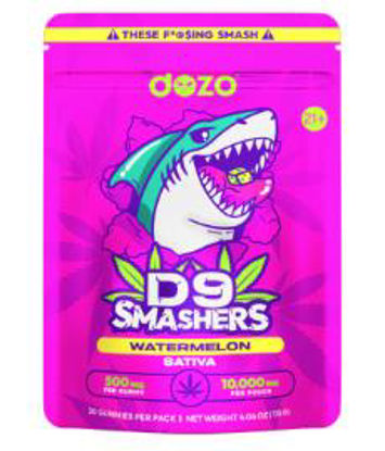Picture of Dozo D9 Smashers Gummies 10000mg 20pk-Watermelon 