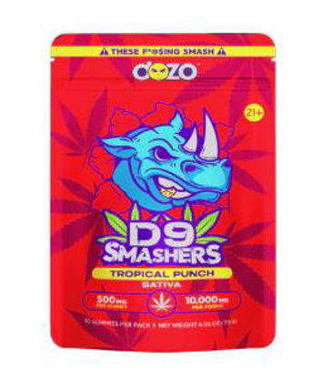 Picture of Dozo D9 Smashers Gummies 10000mg 20pk-Tropical Punch