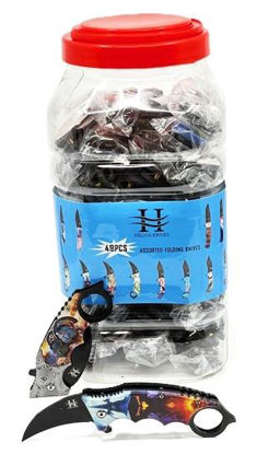 Picture of Knife Plastic Handle 48 ct jar