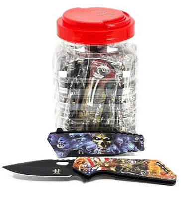 Picture of Knife Metal Handle 18ct jar
