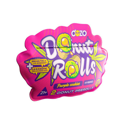 Picture of Dozo Donut Pre Rolls 5ct 2pk - Purple Cookies
