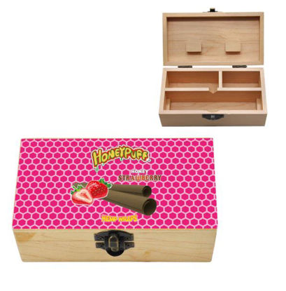 Picture of HoneyPuff Wood Storage Box For Wraps