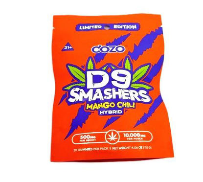 Picture of Dozo D9 Smashers Gummies 10000mg 20pk-Mango Chili