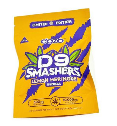 Picture of Dozo D9 Smashers Gummies 10000mg 20pk-Lemon Meringue