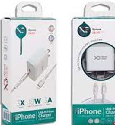 Picture of Xgear PD Home Charger w Cable Type C  to iPhone-802 