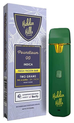 Picture of Hidden Hills Heady Blend 2G Hemp Disposable Poundtown Og 