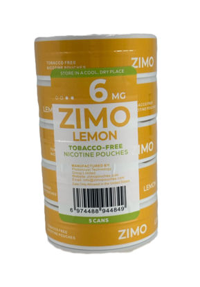 Picture of Zimo Nicotine Pouches 6mg 5ct-Lemon
