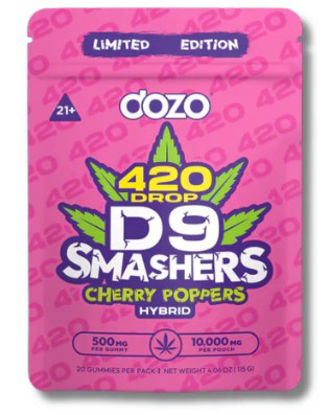 Picture of Dozo D9 Smashers Gummies 10000mg 20pk-Cherry Poppers